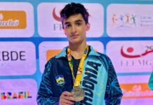Estudante-atleta do Irã conquista medalha de bronze para Rondônia nos Jogos Escolares Brasileiros