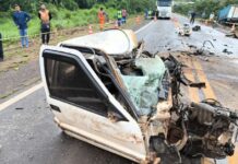 Colisão fatal deixa um morto e BR-364 interdita entre Vilhena e Pimenta Bueno (veja o vídeo)