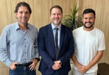 Presidente Alex Redano recebe dirigente do Pimentense para tratar de ações que fortaleçam o futebol profissional em Rondônia