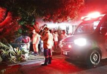 Motorista bêbado e sem CNH cai com motoneta em córrego na zona sul