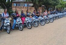 Mandato de Ismael Crispin fortalece saúde em Campo Novo com entrega de 34 motocicletas