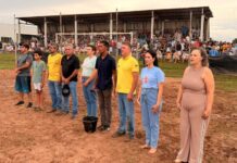 Deputado Luizinho Goebel incentiva e participa da final do Campeonato Barrão 2026 em Colorado do Oeste