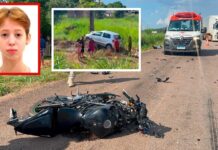 Tragédia: colisão frontal deixa jovem de 20 anos morto em Porto Velho